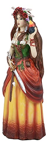 Estatua Decorativa Diosa Celta Brigid 8 Pulgadas miniatura 3