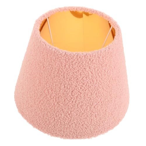STOBAZA Furry Lamp Shade Soft Plush Fabric Cover for Table Lamps Cozy Decorative Light Fixture for Living Room Bedroom for Boys and Girls Rooms and Playful Spaces
