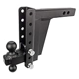 BulletProof Hitches 2.0" Adjustable Extreme Duty (30,000lb Rating) 8" Drop/Rise Trailer Hitch with 2
