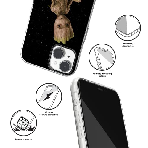 Ert Group Mobile Phone Case For Apple Iphone 14 Original And Officially Licensed Marvel Pattern Groot 005 Optimally Adapted To The Shape Of The Mobile Phone, Case Made Of Tpu #TOP2