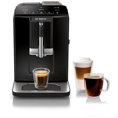 Image of Bosch 300 Series Fully Auto Espresso Machine with Grinder and Steam Wand | Touch Control Panel, Large Bean Capacity - Easy Clean, Maintenance - Barista Quality Super Coffee Maker for One-Touch Drinks