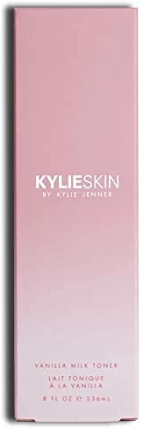 Kylie Vanilla Milk Toner 8 Fl. Oz - Formulated With Avocado Oil, Kiwi Seed Oil and Apple Extract - Alcohol-Free Facial Toner - Choose From Skincare Set, Toner or Makeup Wipes