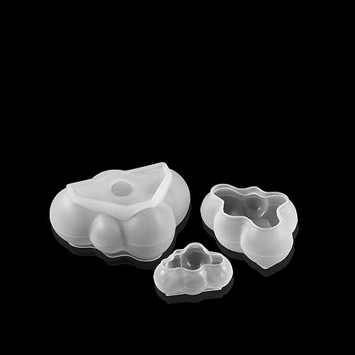 Miniatura 6 de Molde de silicona de fundición de resina en forma de nube 3D, molde para velas de jabón, para bricolaje, resina epoxi, manualidades, decoraciones