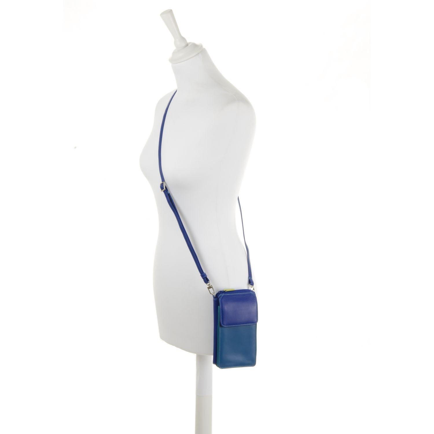 Mywalit Zip Round Multi Purse with Shoulder Strap