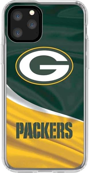 Skinit Clear Phone Case Compatible with iPhone 11 Pro - Officially Licensed NFL Green Bay Packers Design