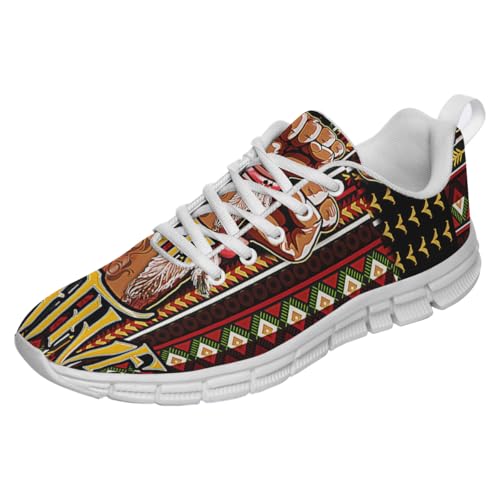 Native American Flag Running Jogging Shoes Women's Men's Lightweight Sneakers
