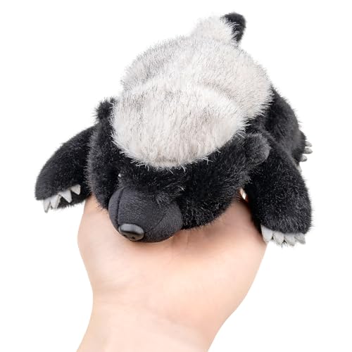 Double Bread Cute Honey Badger Stuffed Animal Soft Plushies Small Plush Toys Ideal Gift for Kids Girls Boys Birthday