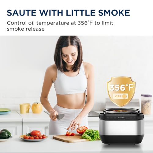 Midea Electric Pressure Cooker, 14° Inclined Panel, 8-in-1 Olla de Presion, Multi-Functional Programmable Slow Cooker, Rice Cooker, Steamer, Sauté Pan, Yogurt Maker and More, 5 Quart