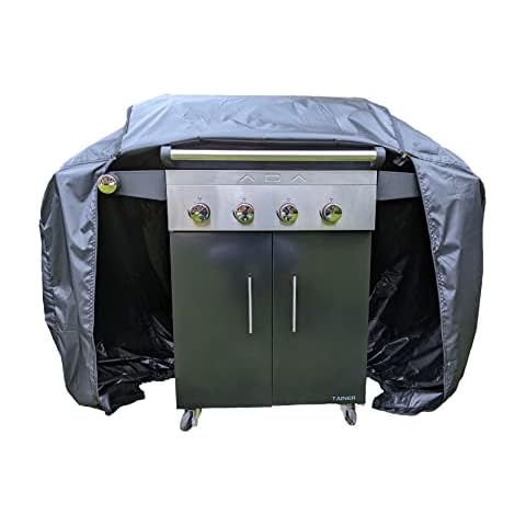Speedwellstar Extra Large Waterproof BBQ Cover 200x83x139cm Barbecue Breathable Quality Fitted Protection Dual Hood Cover