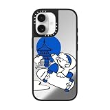 CASETiFY ミラー iPhone 17 ケース [鏡面(スマホカバー) / MagSafe対応/指紋防止] - Skater JOHN - JAPAN - シルバー (ブラックバンパー)