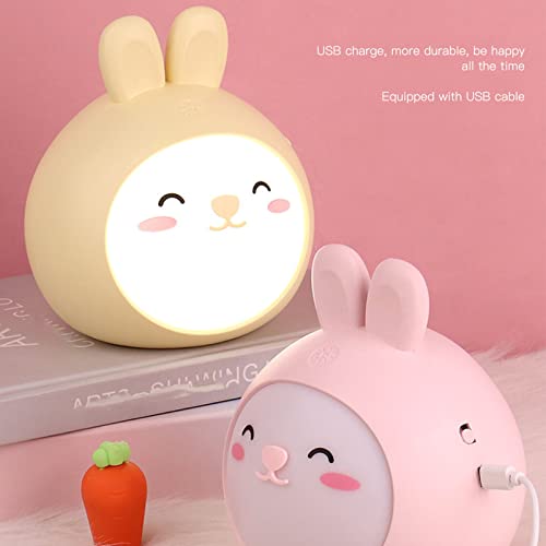 Lámpara de Mesa de Noche Infantil Tyenaza Conejo USB miniatura 3