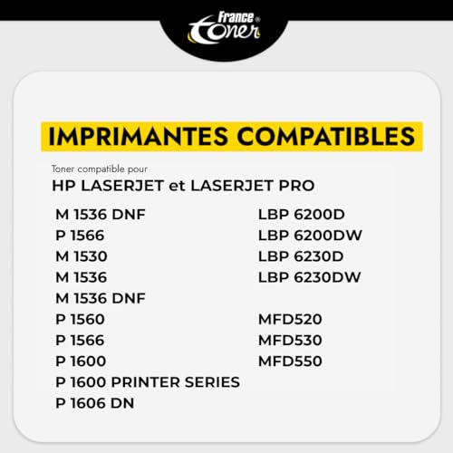 Cartouche 78A compatible HP CE278A pour documents administratifs à la maison