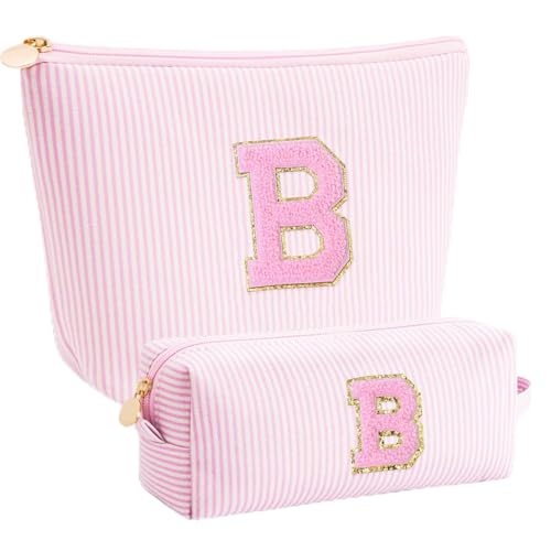 Btffitting Gifts for Teen Girls Women - Birthday Gifts for 10 11 12 13 14 15 16 17 18 Years Old Girl,Makeup Bag Cosmetic Bag,Teacher Gift Trendy Stuff Toiletry Bag - Pink,B