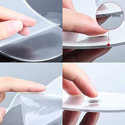 11 Pieces Reusable Silicone Chest Wrinkle Pads Patches, Silicone Neck Decollete Anti Wrinkle Patches Pad Forehead Face Pad Set Cleavage Pad Eye Cheek Stick Valentine's Day Gift