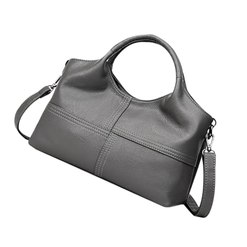 Sac fourre-tout femme vintage gris foncé pour le bureau et les sorties