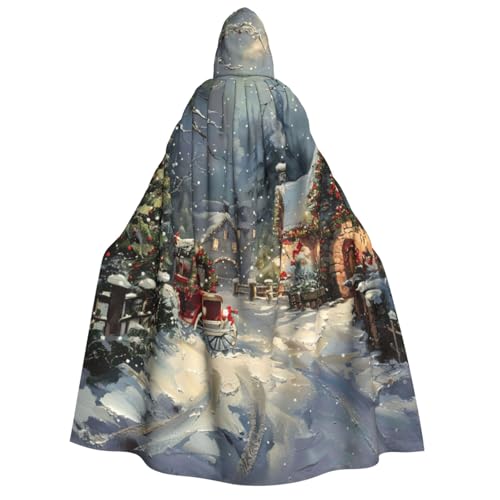 Cape à capuche déguisement Noël adulte costume cosplay carnaval festival