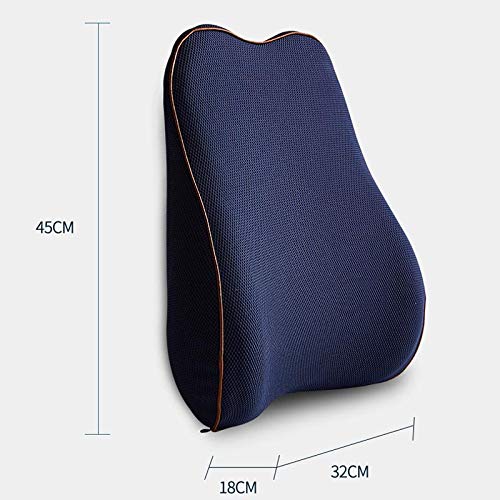 Coussin de soutien du dos lombaire beige pour fauteuil ergonomique et voiture - 8