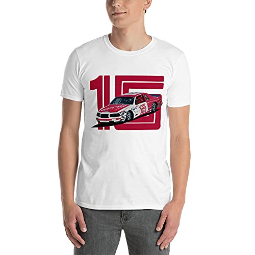 JG Infinite Ricky Rudd 1985 Thunderbird Stock Car Racing Graphic T-Shirt | Car Enthusiast Gift White