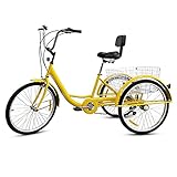 VÉLO DE CROISIERE À TROIS ROUES : conception à trois pneus, la stabilité du triangle est plus élevée, pour les débutants et les personnes âgées, le facteur de sécurité est plus élevé, même les jours de pluie, il n'est pas facile de glisser.