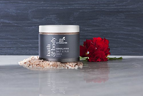 artnaturals Himalayan Body Scrub and Face Scrub - (20 Oz) - Deep Cellulite Cleansing Exfoliator with Sugar, Shea Butter, Exfoliating Himalayan - Natural Pink for Hand, Skin and Facial - Men and Women