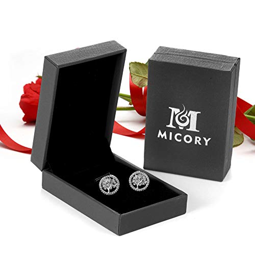 Micory-arbol-de-la-Vida-Pendientes-para-Mujer-Plata-de-ley-925-con-Caja-de-Regalo-Circonita-3A-Diametro-10mm