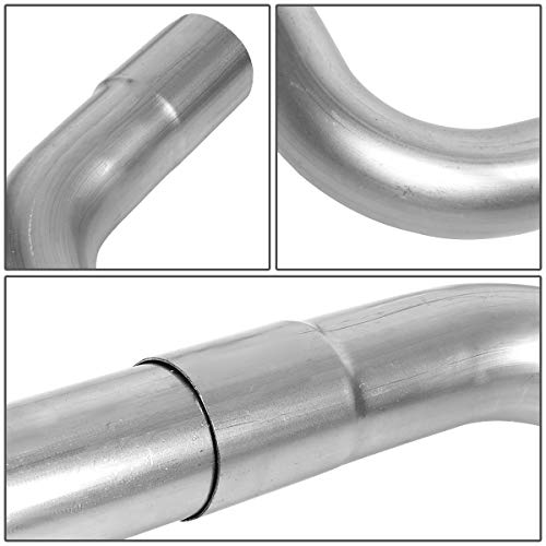 Image of DNA Motoring ZTL-225RAW 16Pcs 2.25 Inches OD DIY Custom Mandrel Exhaust Pipe Kit Straight & Bend