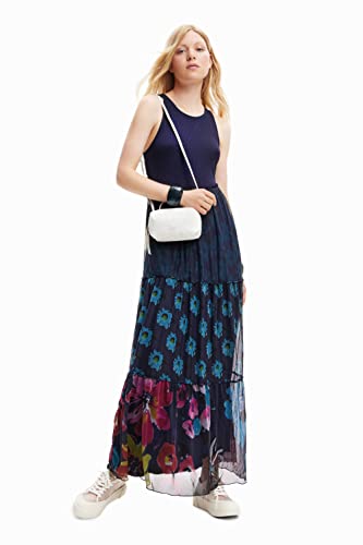 Desigual Women's Long Combination Tulle Dress4