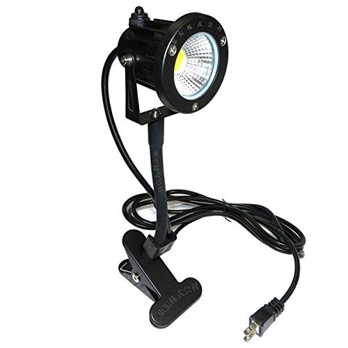白色 昼光色 LEDクリップライト フレキシブルアーム 小型 (PSE)規格品 防雨 防水型 5W (40W相当) スイッチ付 コード長3m 看板用・黒板用照明/店舗看板用/店頭看板/LEDライト/電気スタンド/デスクスタンド/アームライト/ピッコロライト