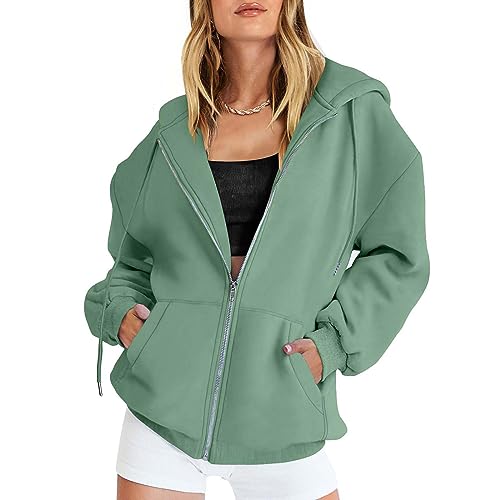 Womens Zip Up Hoodies 2025 Oversized Hoodie for Women Trendy Hooded Sweatshirts Fall Winter Zipper Y2k Jacket2
