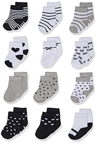 Image of Hudson Baby Unisex Baby Cotton Rich Newborn and Terry Socks