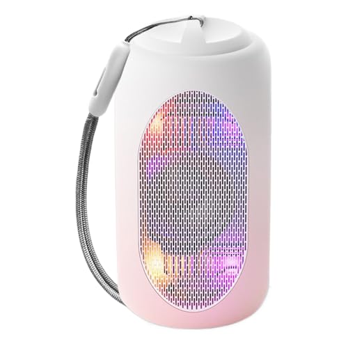 Altavoz inalámbrico, altavoz portátil impermeable, 4.53 x 2.56 x 2.36 pulgadas, batería de reproducción larga, color negro, caja de sonido a prueba de polvo para el hogar, ducha, playa y uso al aire