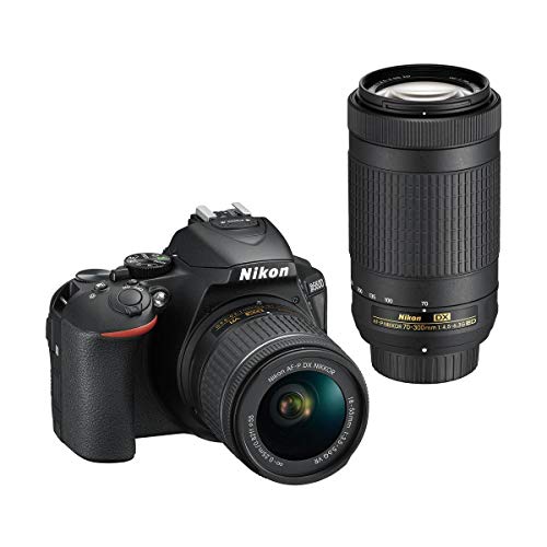 Nikon D5600 DSLR with 18-55mm f/3.5-5.6G VR and 70-300mm f/4.5-6.3G ED