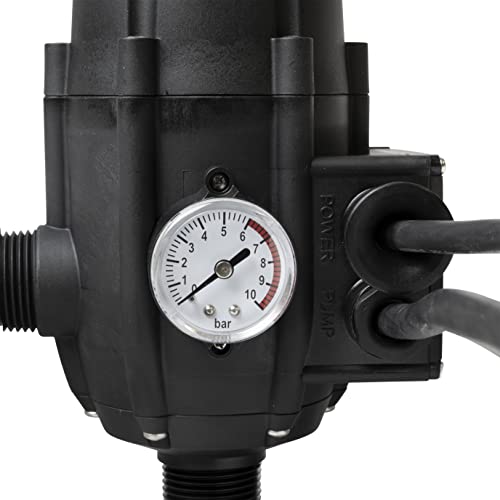 Interruptor de presión de 230 V, 10 A y 10 Bar con protección de funcionamiento en seco 6