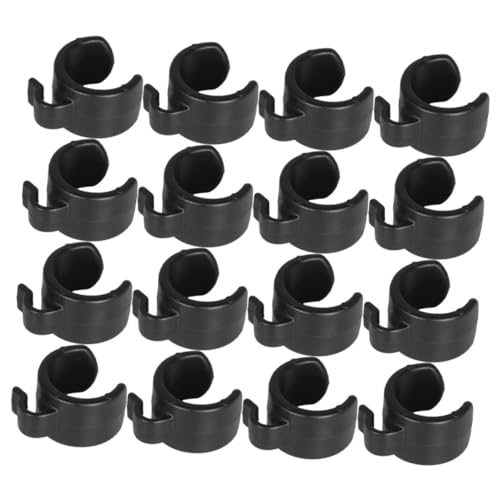 Didiseaon Lot De 25 Pinces Serrage-câble Flexibles Pour Pied De Microphone, Clips En Plastique 25 Mm Compatibles Perche De Micro, Support De Câble Pour Micro, Accessoires Studio Et Sonorisation