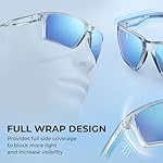 KastKing Osage Polarized Sport Sunglasses for Men and Women, Ideal for Driving Fishing Cycling Running, UV Protection - Image 2