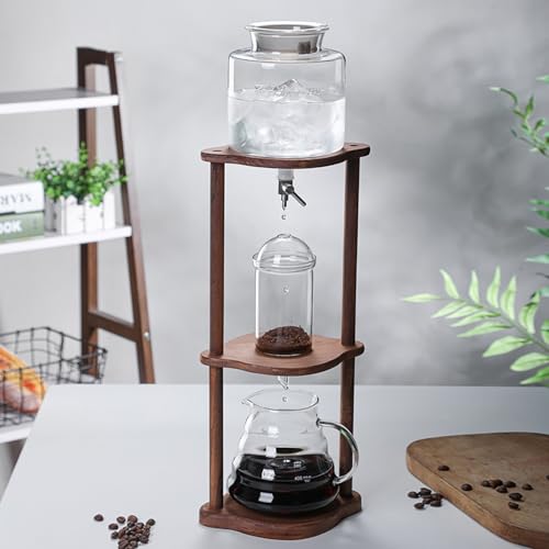Cafetière à goutte à glace tour à café cold brew avec vanne réglable
