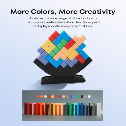 Image of Creality Hyper PLA Filament Bundle 10KG, RFID 3D Printer Filament PLA 1.75mm for High Speed 30-600mm /s, Support CFS, Fits for Most 3D Printers (Black*5+White*5)