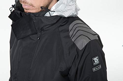 TS DESIGN 18246 95 Mega Heat ES Waterproof Thermal Jacket, Black 