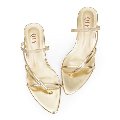 Flip Flops Thong Heels Women Heeled Sandals Low Chunky Heels Slip on Slide Sandals Kitten Heels for Women Party Dress Shoes3