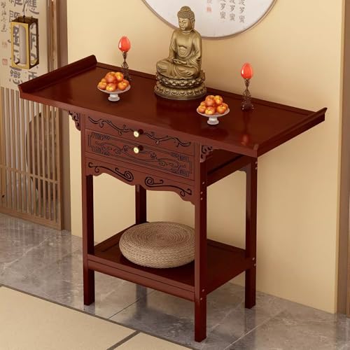 �|���Ւd�e�[�u���A�����o�����[�t���������ґz�����L���r�l�b�g�A�Q���E���r���O�E�I�t�B�X�E���֗p�l�p�_�I�X�^���h�F����(Brown,100x40cm/39.3x15.7in)