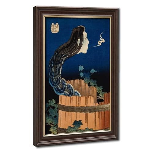 Décoration murale pour bureau avec l'impression sur toile vintage Hokusai