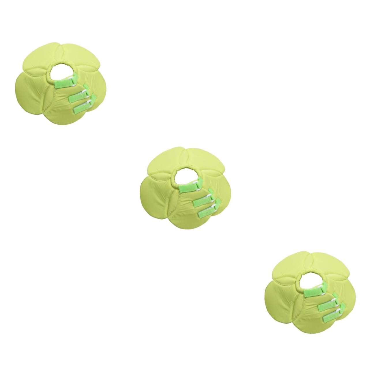 Collier Élisabéthain pour chiens et chats Kisangel ajustable lot de 3 pièces