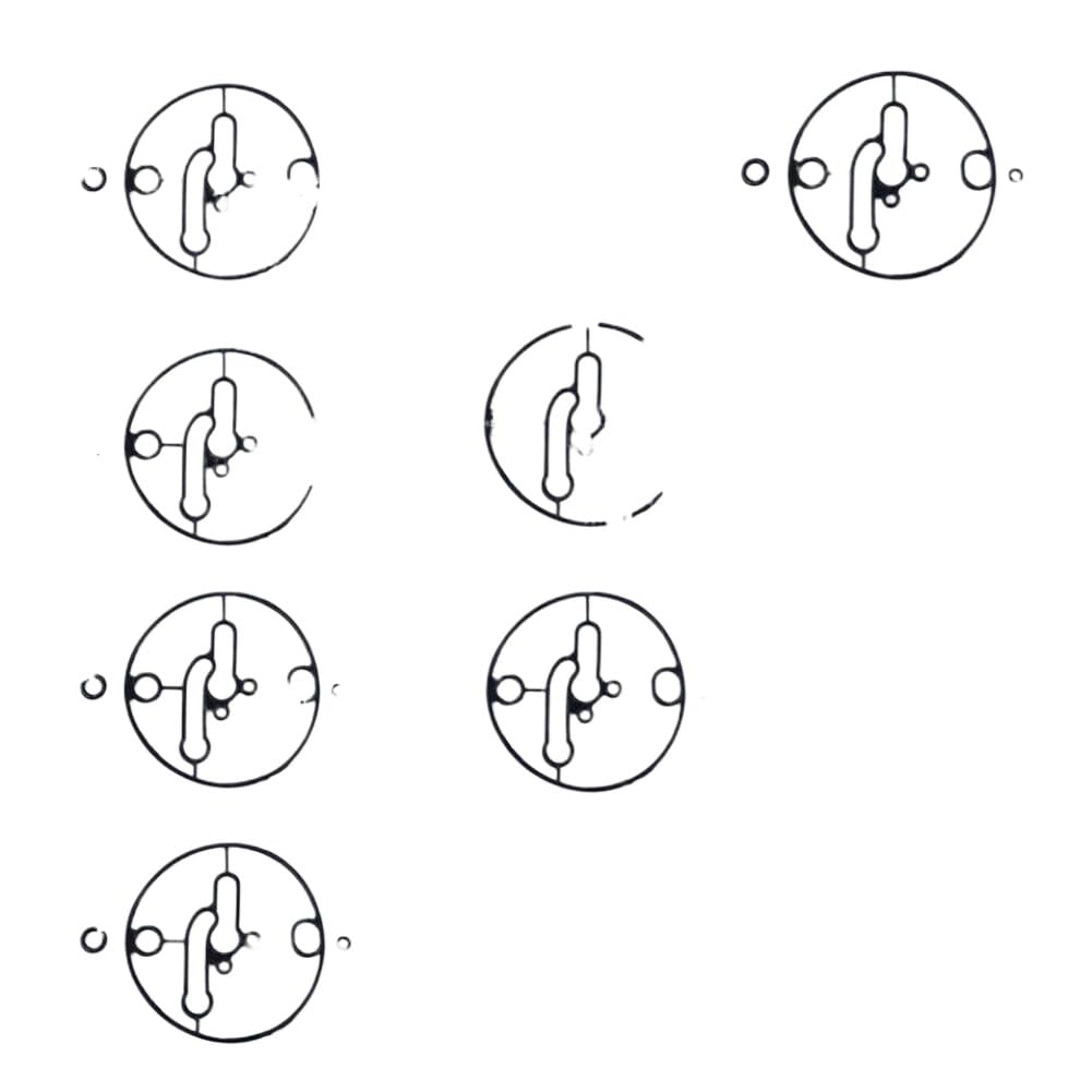 10pcs Carburetor Bowl Gasket Set Replacement for 698781 Compatible with Nikki Carb Garden Lawn Mower Vaporizer