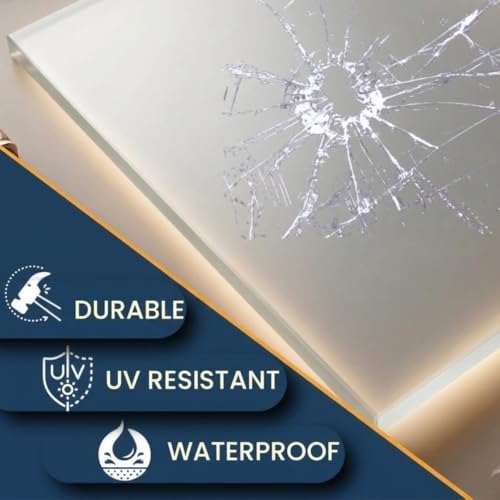 Image of Broken Glass Decal - 4 Pcs, 5.9 inch Waterproof Stickers for Cars, Trucks, Laptops, Walls