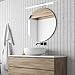Bonlux LED Bathroom Vanity Mirror Lighting - 22 inch 9W Long Shade Modern Makeup Mirror Lamp with US ON/Off Plug for Dressing Room, Cabinet Mirror Lighting, Wall Sconce Lighting, Daylight 6000K