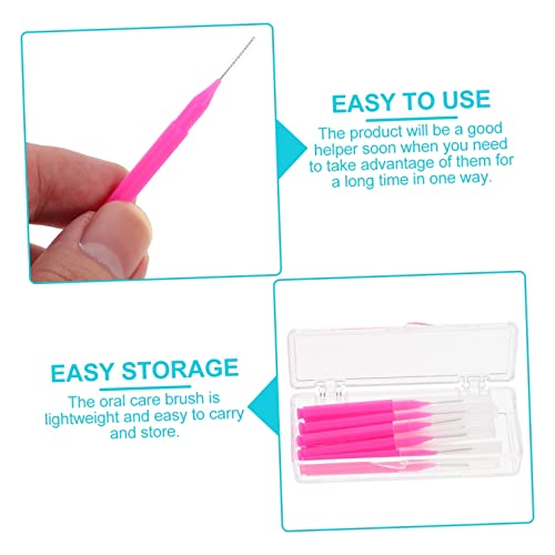 Healeved 10Pcs Escova Interdental De Limpeza Raspador De Silicone Ferramenta De Limpeza De Goma Ferr