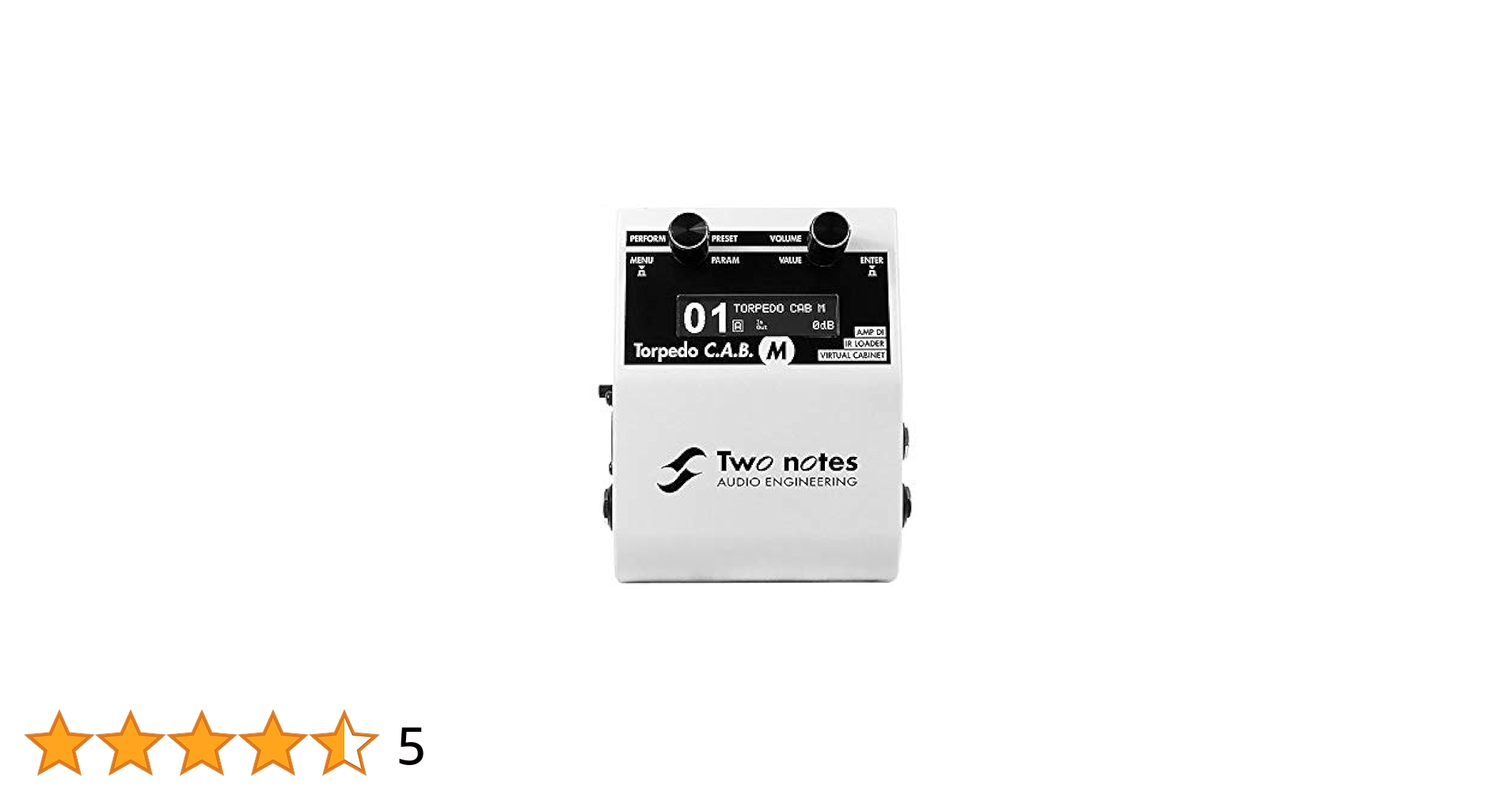 Two Notes Torpedo C.A.B. M+ アンプシミュレーター 最高のキャビネット・シミュレーター「Two notes Torpedo C.A.B.