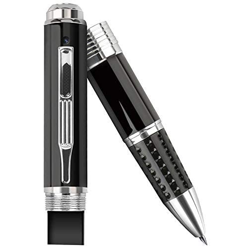 Silver 1080P HD Pen Surveillance Camera |spy Hidden Portable Video and HD Audio Recording Security Cam Device | with Loop Recording/Plug Play to PC-image-3