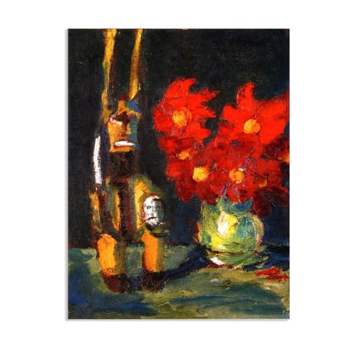 Reproduction sur toile de Fleurs à l'huile Emil Nolde pour Chambre