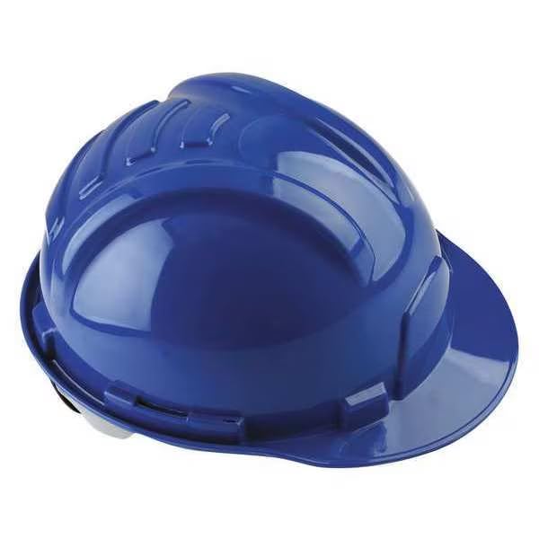 Hard Hat, Polyethylene, 6 Point Ratchet, Type 1, Class E, Blue, Mfr: 100-22000-A